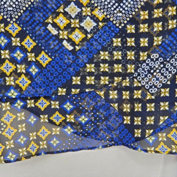 Roz & Ali Moroccan Mama Mixed Media Sleeveless Summer Layered Top NWT Size 1X - Picture 4 of 16